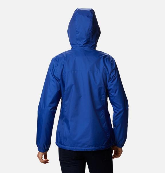 Columbia Switchback Sherpa Rain Jacket Blue For Women's NZ94017 New Zealand